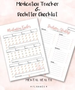 Mental Health Planner + Holiday Planner - Tickled Think Printables